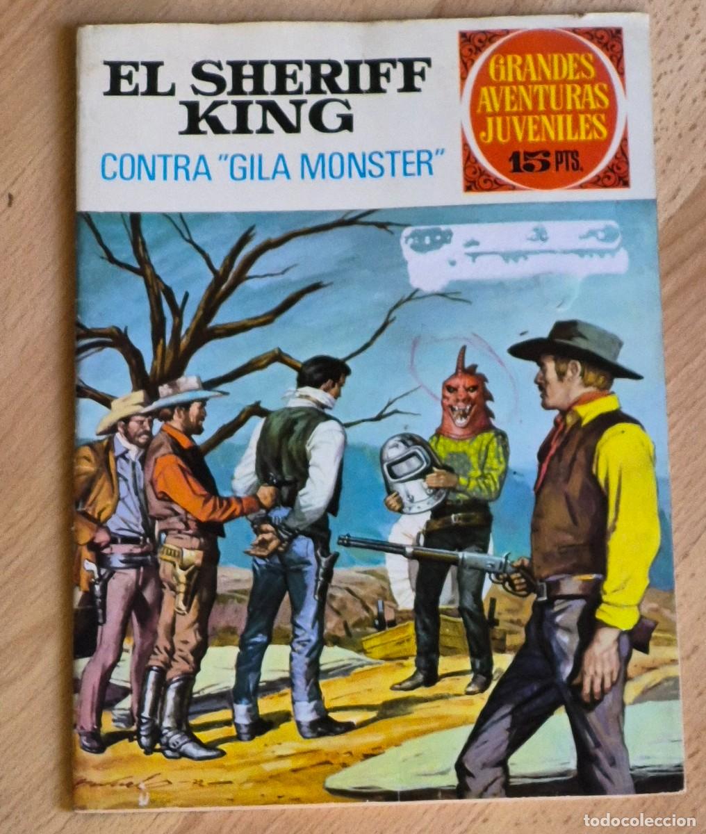 Tebeos: EL SHERIFF KING - CONTRA GILA MONSTER - BRUGUERA 1972, GRANDES ANTURAS JUVENILES 24