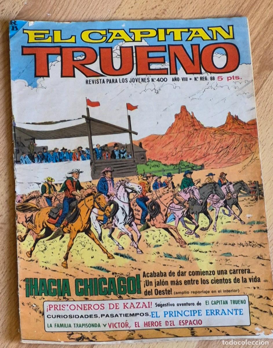Tebeos: EL CAPITAN TRUENO EXTRA N&ordm; 400 - BRUGUERA 1967 - ULTIMOS NUMEROS, DIFICIL - VER DESCRIPCION