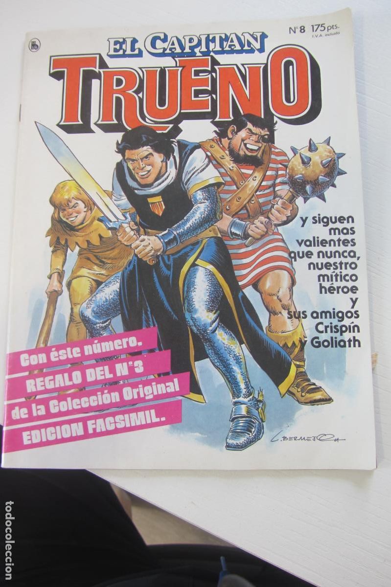 Tebeos: CAPITAN TRUENO NUM 8 . EDITORIAL BRUGUERA revista arx40