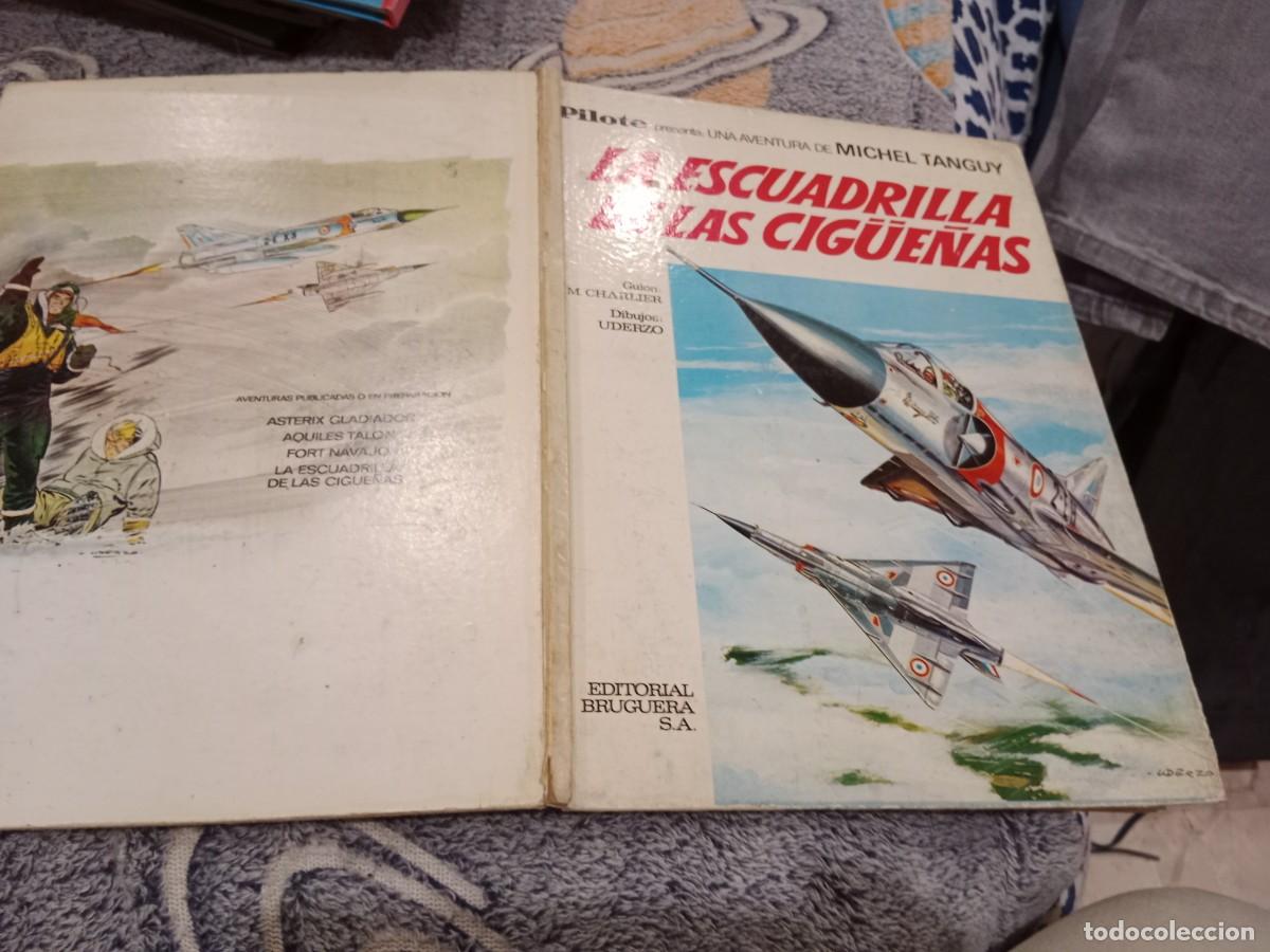 Tebeos: PILOTE PRESENTA MICHEL TANGUY-LA ESCUADRILLA DE LAS CIG&Uuml;E&Ntilde;AS-EDITORIAL BRUGUERA 1&ordf; EDICION 1968
