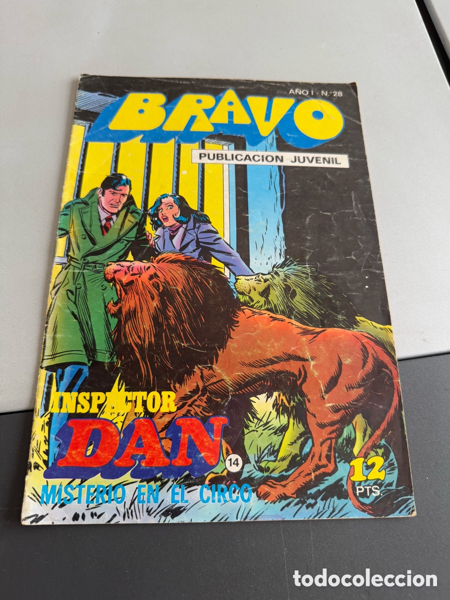 Tebeos: BRAVO. N 28. INSPECTOR DAN 14