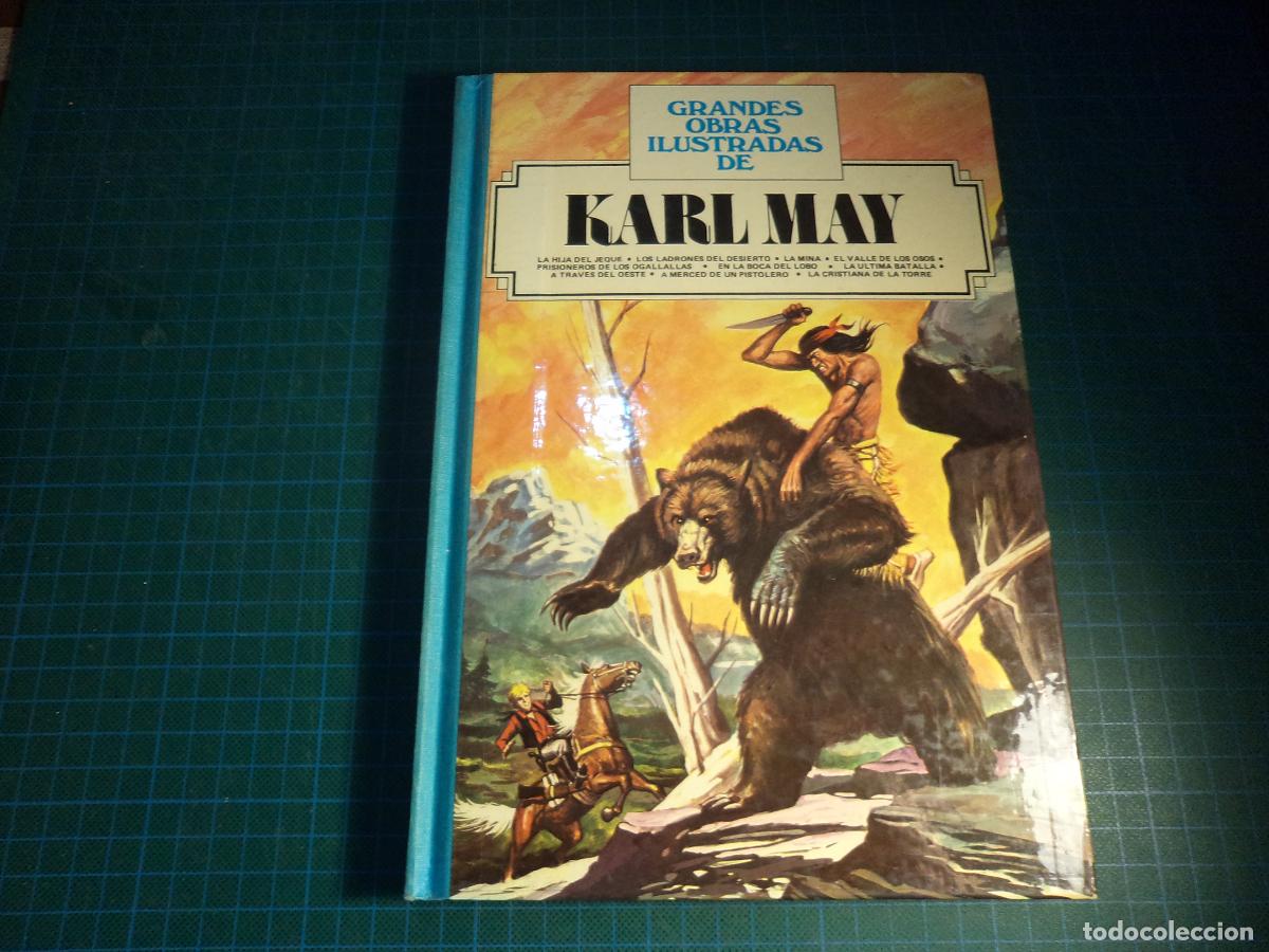 Tebeos: Grandes obras ilustradas de Karl May. N&ordm; 10. Bruguera 1&ordf; edicion.