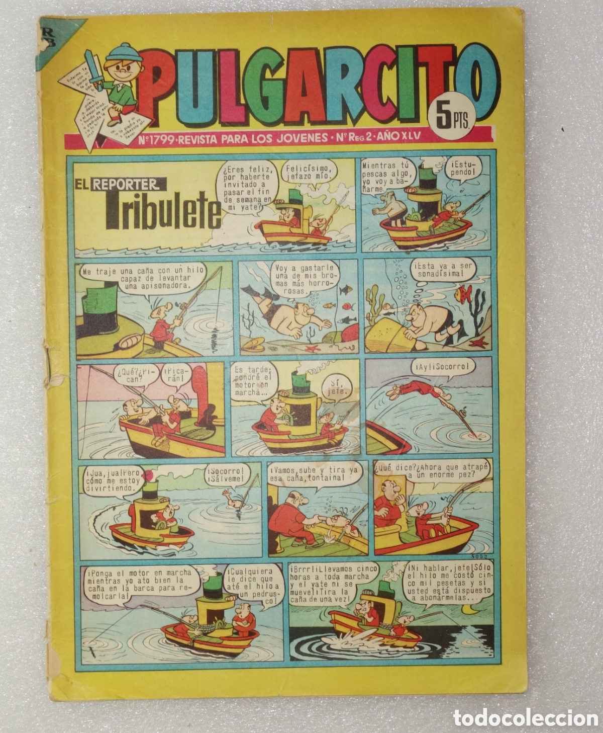 Tebeos: Pulgarcito Tebeo N 1799