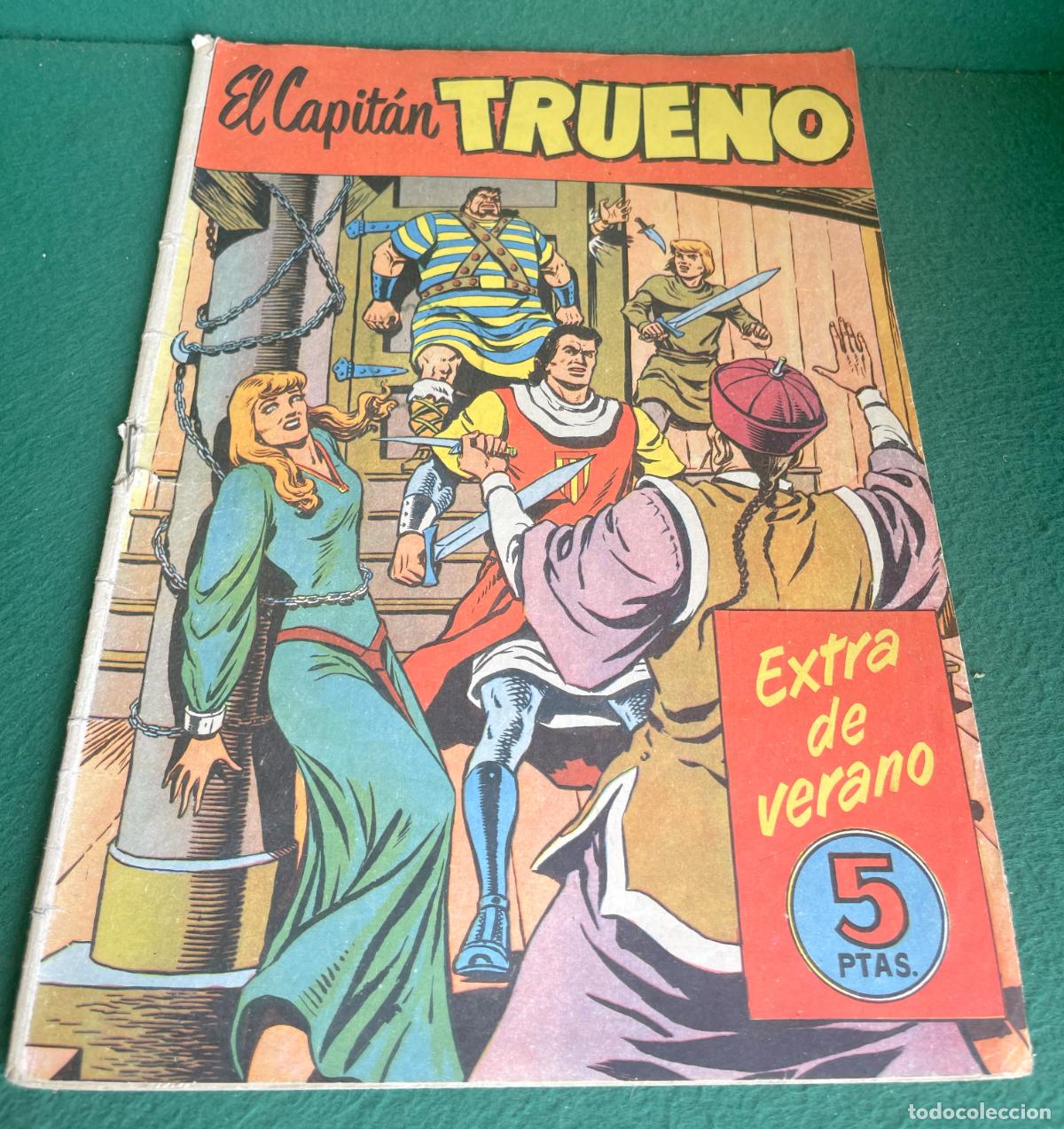 Tebeos: CAPIT&Aacute;N TRUENO - ORIGINAL BRUGUERA - EXTRA DE VERANO 1959 - ALMANAQUE