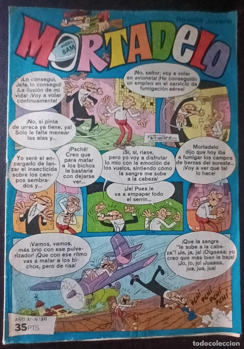 Tebeos: MORTADELO SEMANAL-BRUGUERA- N&ordm; 511 -8-SEPTIEMBRE-1980-SIR TIM-PLURIL&Oacute;PEZ-I.TRIGANO-CORRECTO-VEA-1513