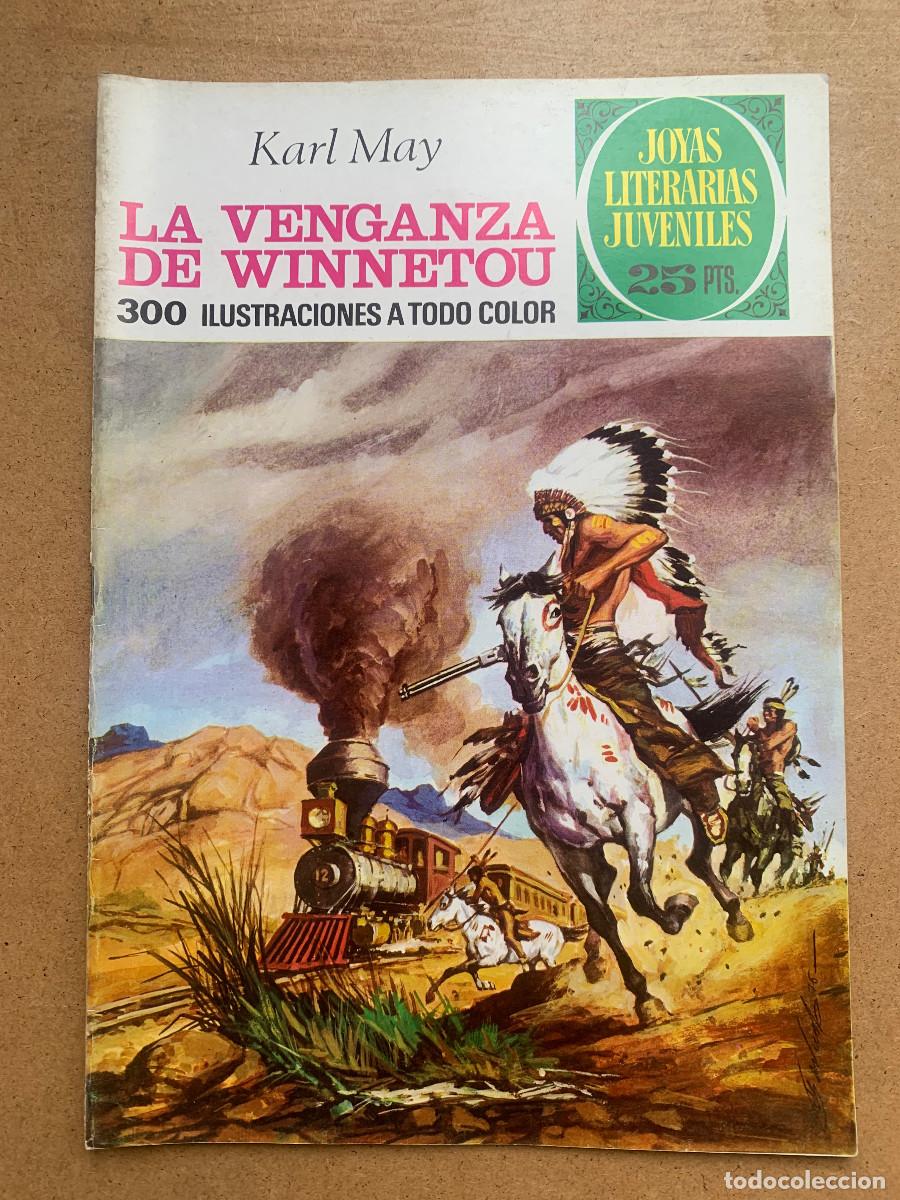 Tebeos: Joyas Literarias Juveniles n&ordm; 173: La Venganza de Winnetou de Karl May - D2 Excelente Estado