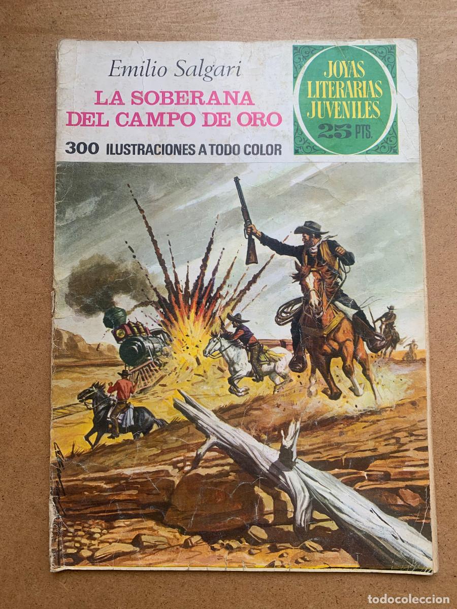 Tebeos: Joyas Literarias Juveniles n&ordm; 153: La Soberana del Campo de Oro de Emilio Salgari