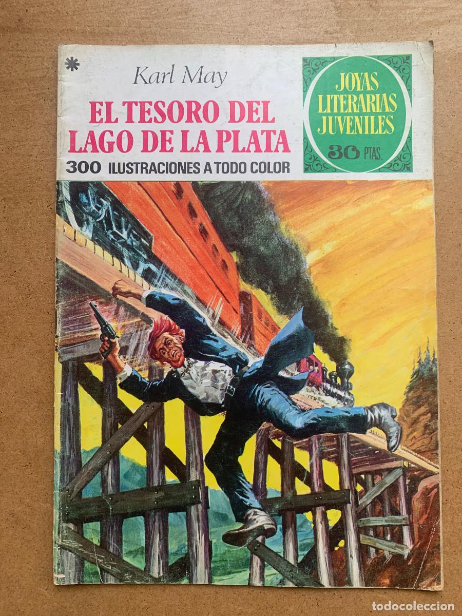 Tebeos: Joyas Literarias Juveniles n&ordm; 55: El Tesoro del Lago de la Plata de Karl May - Buen Estado
