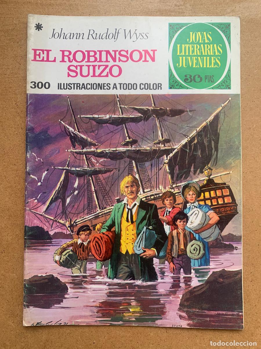 Tebeos: Joyas Literarias Juveniles n&ordm; 23: El Robinson Suizo de Johann Rudolph Wyss - D2 Muy Buen Estado