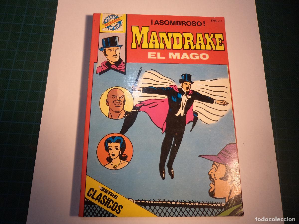 Tebeos: Pocket de Ases. N&ordm; 33. Mandrake. Bruguera
