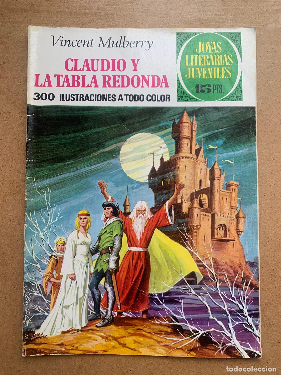 Tebeos: Joyas Literarias Juveniles n&ordm; 54: Claudio y la Tabla Redonda - Vincent Mulberry - D2 1&ordf; Edici&oacute;n 1972