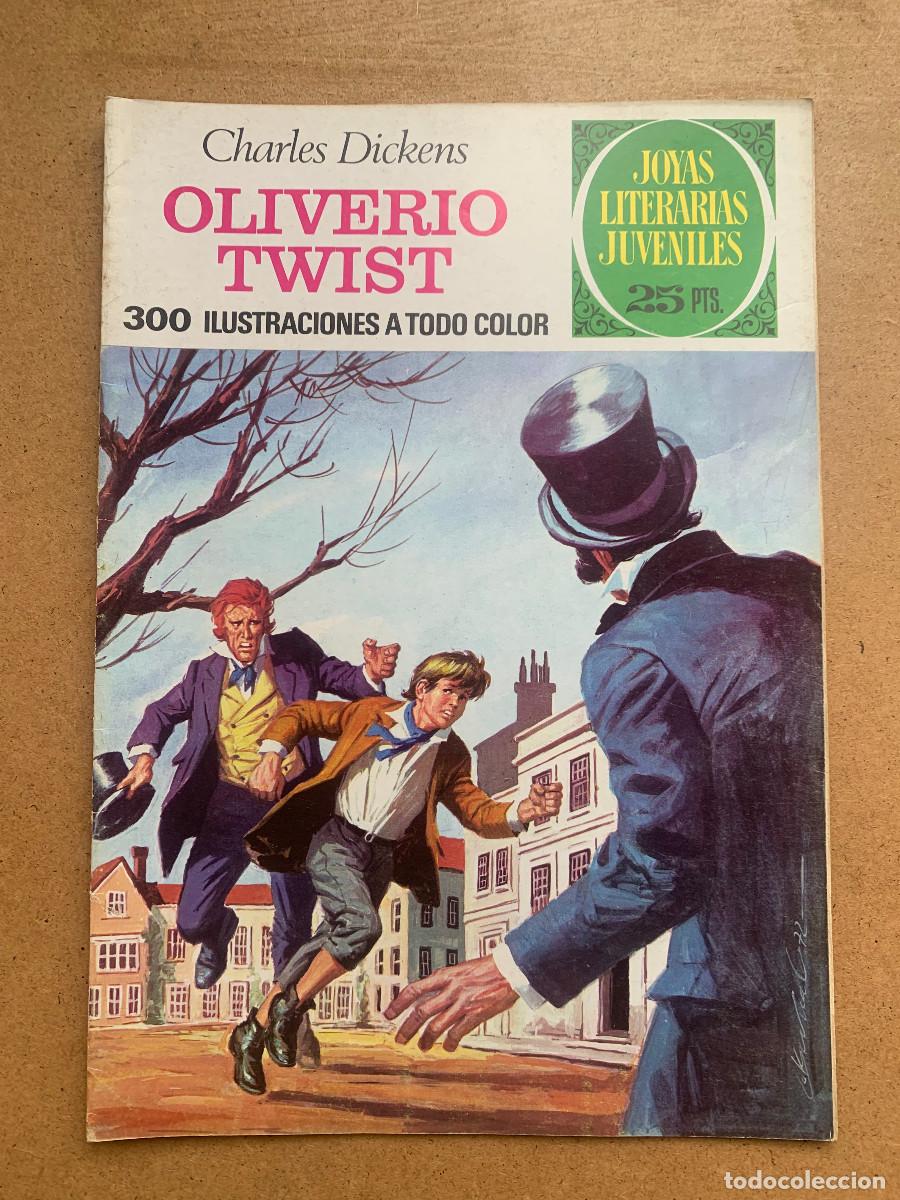 Tebeos: Joyas Literarias Juveniles n&ordm; 70: Oliver /Oliverio Twist de Charles Dickens - D2 Excelente Estado