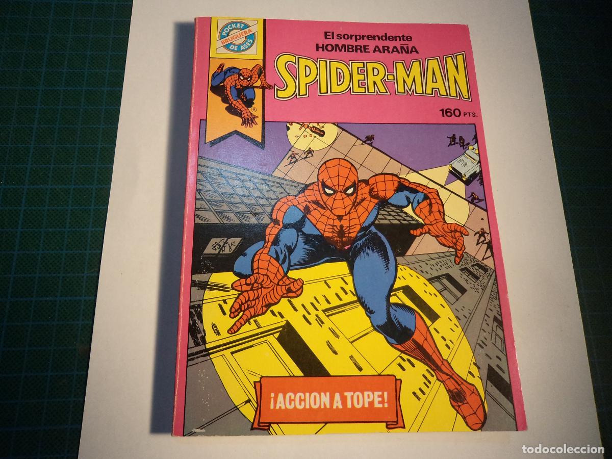 Tebeos: Pocket de Ases. N&ordm; 1. Spiderman. Bruguera.