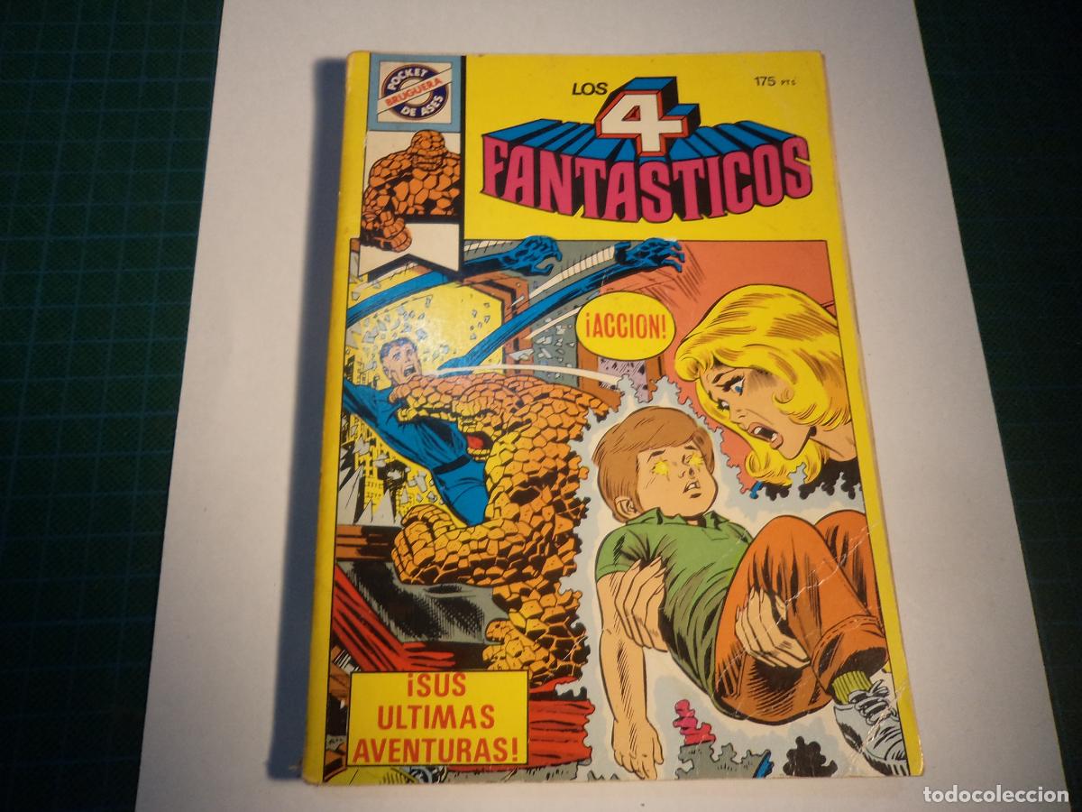 Tebeos: Pocket de Ases. N&ordm; 15. Los 4 Fantasticos. Bruguera.