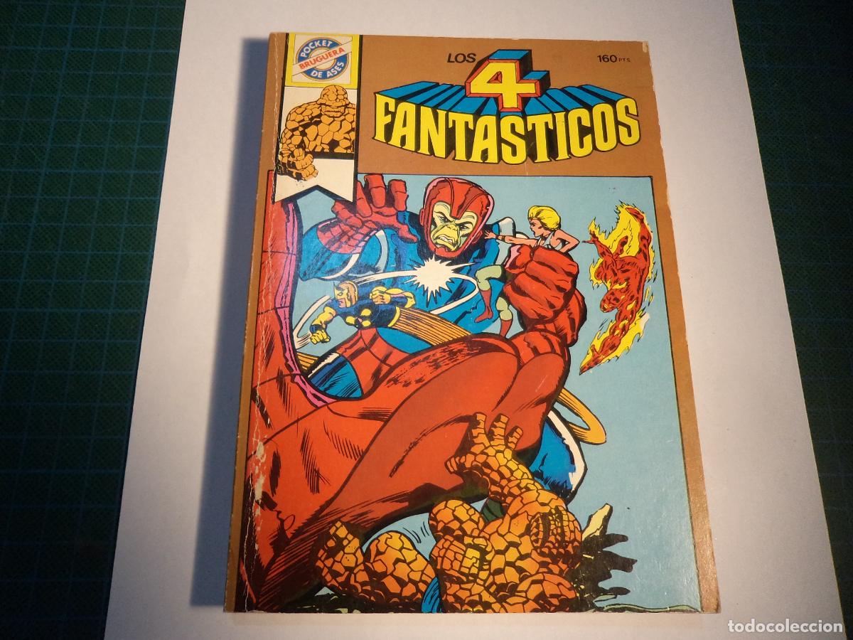 Tebeos: Pocket de Ases. N&ordm; 11. Los 4 Fantasticos. Bruguera.