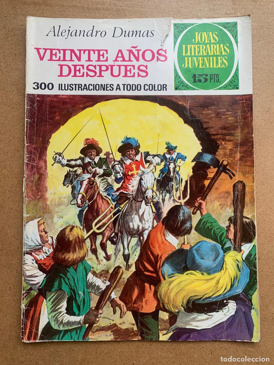 Tebeos: Joyas Literarias Juveniles n&ordm; 97: Veinte A&ntilde;os Despu&eacute;s de Alejandro Dumas - 1&ordf; Edici&oacute;n 1974
