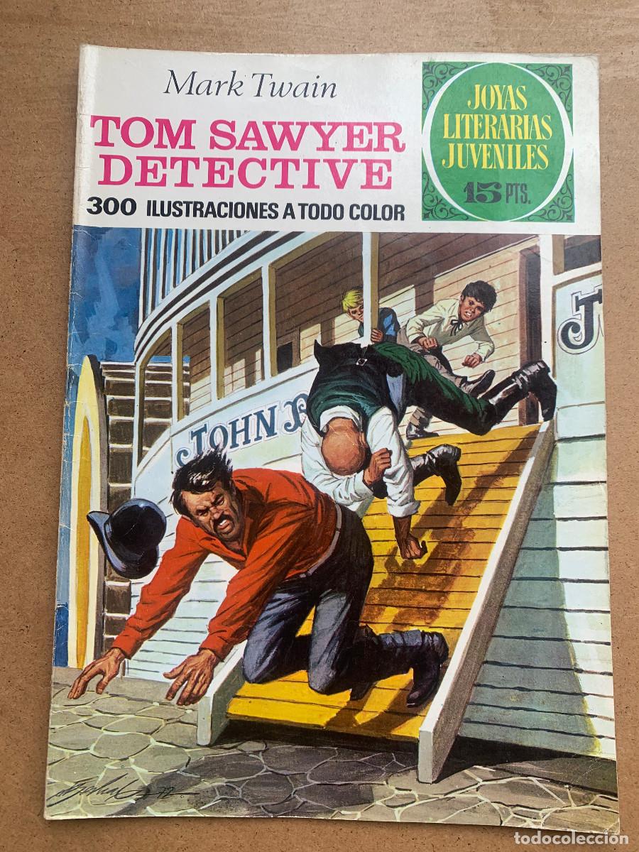 Tebeos: Joyas Literarias Juveniles n&ordm; 60: Tom Sawyer Detective de Mark Twain - 1&ordf; Edici&oacute;n 1972 - Buen Estado