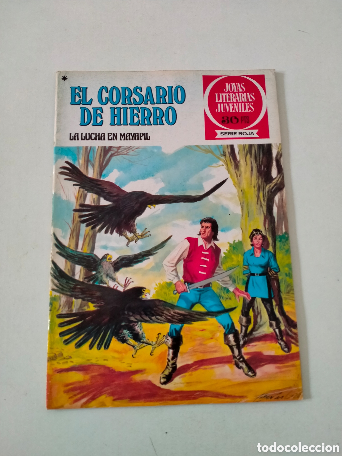 Tebeos: N&Uacute;MERO 38 EL CORSARIO DE HIERRO JOYAS LITERARIAS JUVENILES EDITORIAL BRUGUERA 1 EDICI&Oacute;N A&Ntilde;O 1978
