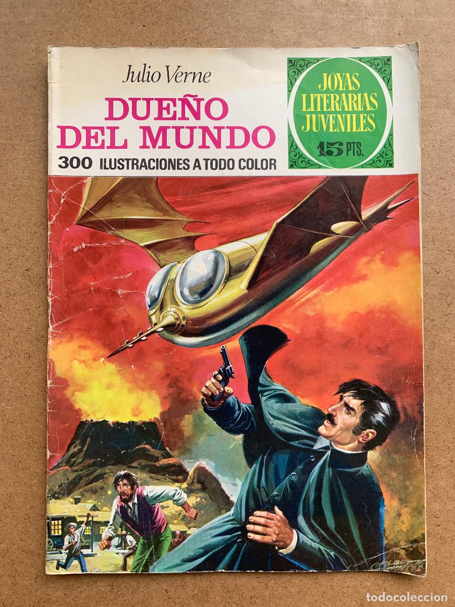 Tebeos: Joyas Literarias Juveniles n&ordm; 114: Due&ntilde;o del Mundo de Julio Verne - D8 1&ordf; Edici&oacute;n 1974