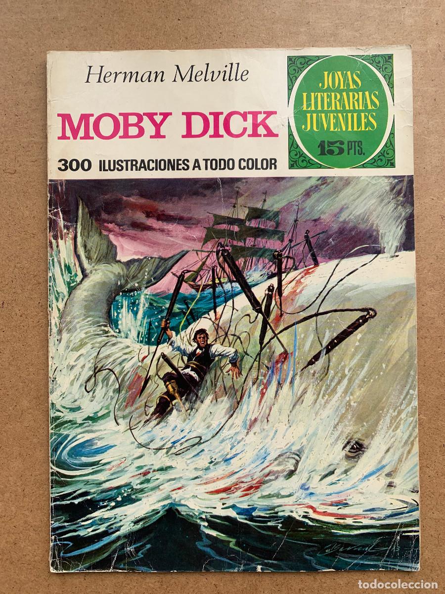 Tebeos: Joyas Literarias Juveniles n&ordm; 107: Moby Dick de Herman Melville - 1&ordf; Edici&oacute;n 1974