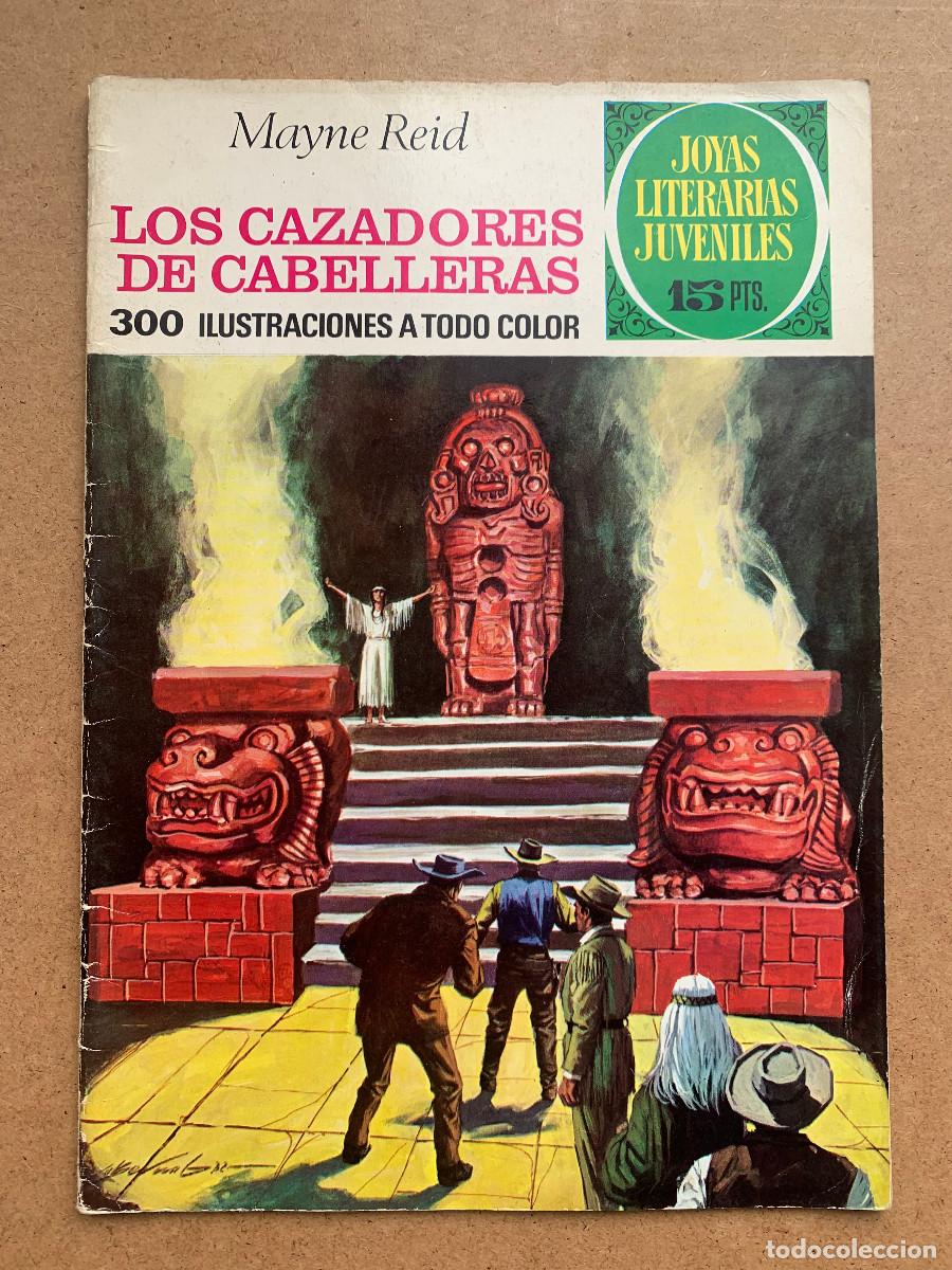 Tebeos: Joyas Literarias Juveniles n&ordm; 66: Los Cazadores de Cabelleras de Mayne Reid - D2 1&ordf; Edici&oacute;n 1973