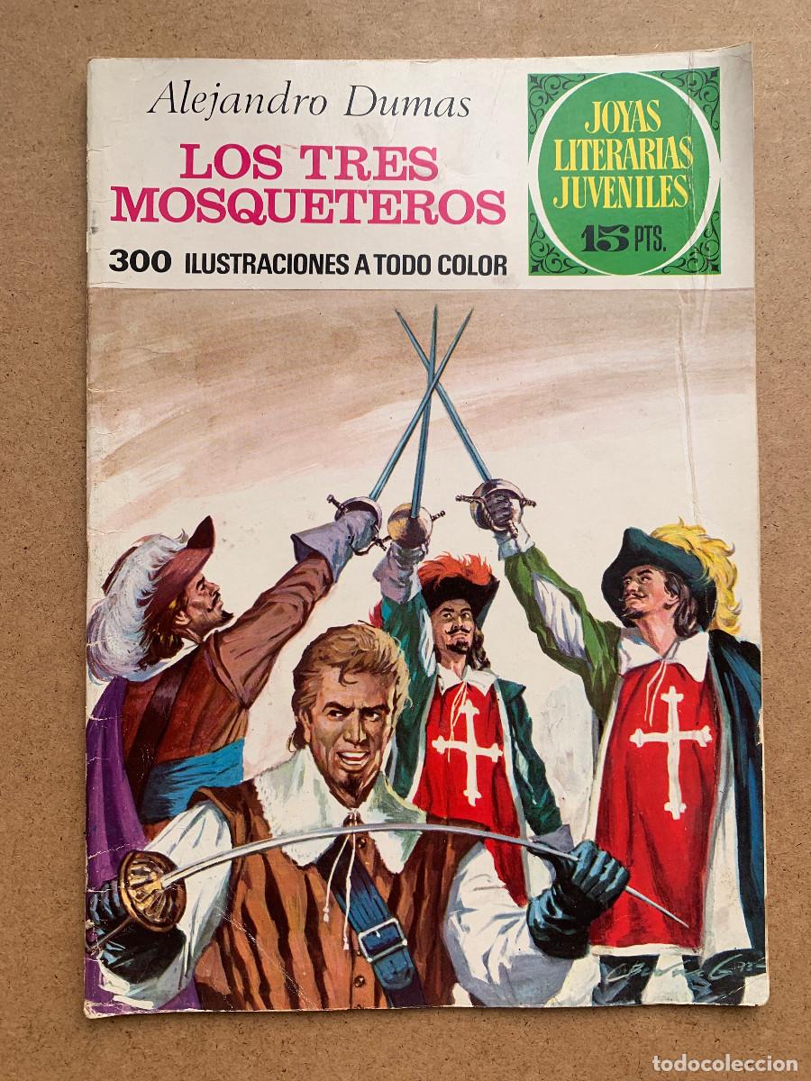 Tebeos: Joyas Literarias Juveniles n&ordm; 96: Los Tres Mosqueteros de Alejandro Dumas - D2 1&ordf; Edici&oacute;n 1974