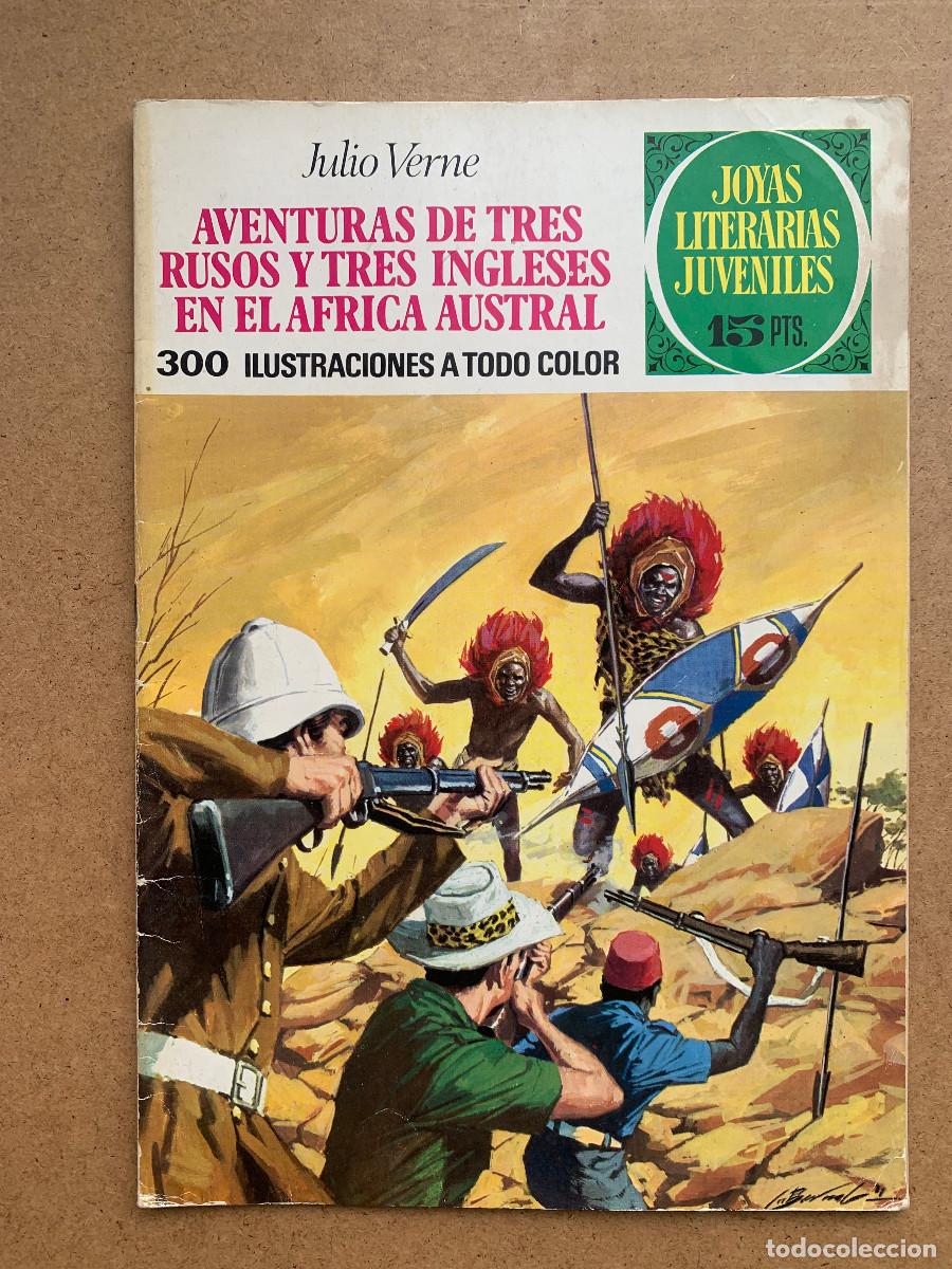 Tebeos: Joyas Literarias Juveniles n&ordm; 28: Aventuras de Tres Rusos Y Tres Ingleses - 1&ordf; Edici&oacute;n 1972