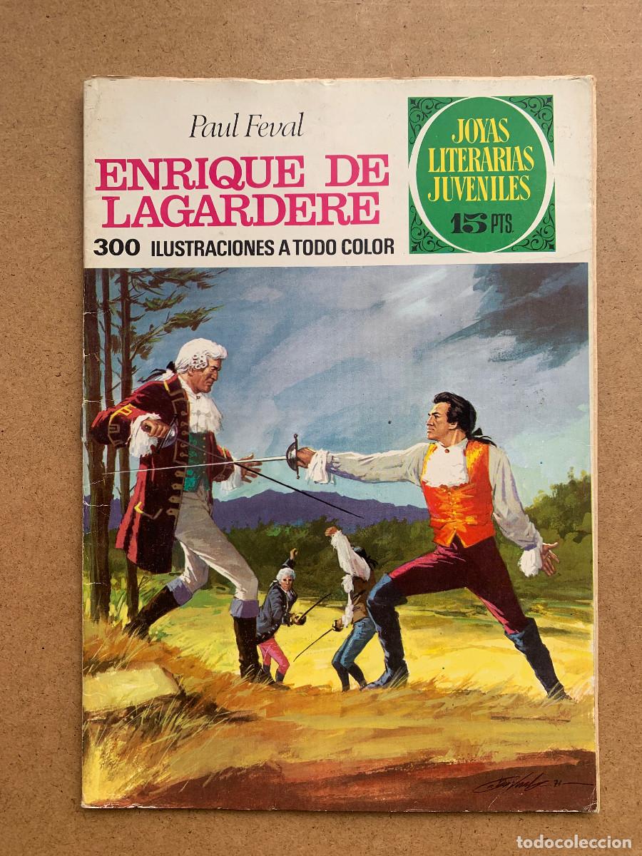 Tebeos: Joyas Literarias Juveniles n&ordm; 27: Enrique de Lagardere de Paul Feval - D8 1&ordf; Edici&oacute;n 1972 Laberinto