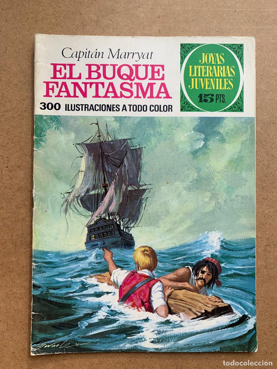 Tebeos: Joyas Literarias Juveniles n&ordm; 26: El Buque Fantasma de Capit&aacute;n Marryat - 1&ordf; Edici&oacute;n - D2 Buen Estado