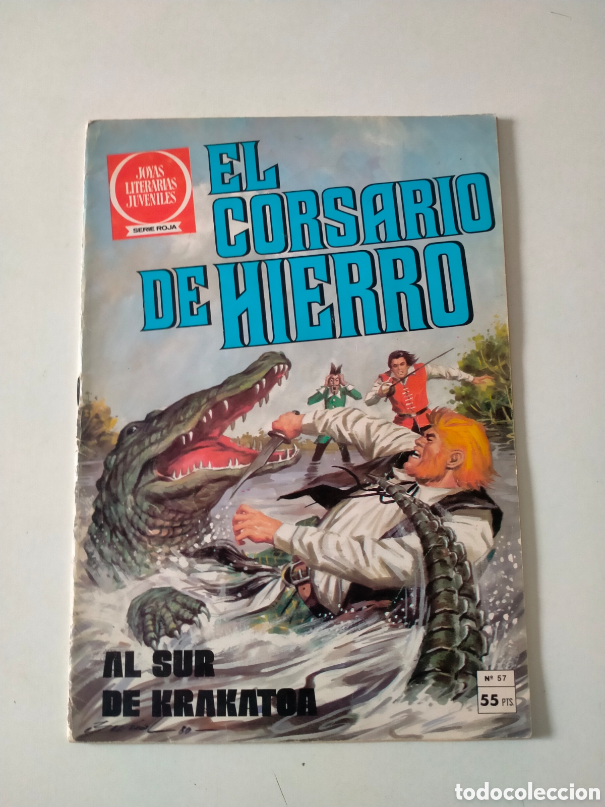 Tebeos: N&Uacute;MERO 57 EL CORSARIO DE HIERRO JOYAS LITERARIAS JUVENILES EDITORIAL BRUGUERA 1 EDICI&Oacute;N A&Ntilde;O 1980