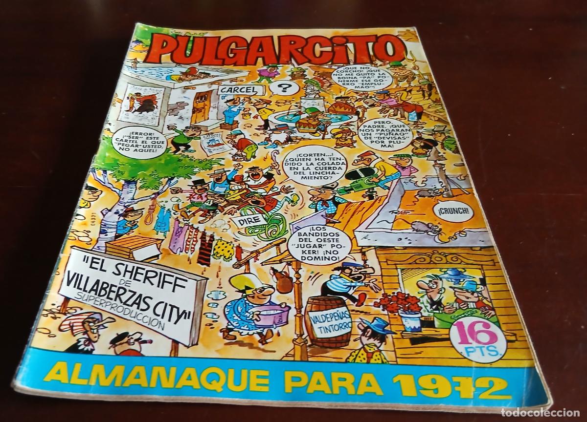 Tebeos: PULGARCITO ALMANAQUE PARA 1972 - BRUGUERA