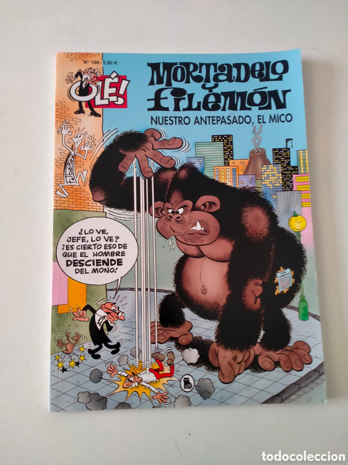 Tebeos: N&Uacute;MERO 186 MORTADELO Y FILEM&Oacute;N COLECCI&Oacute;N OL&Eacute; EDITORIAL PENGUIN BRUGUERA CL&Aacute;SICA A&Ntilde;O 2020