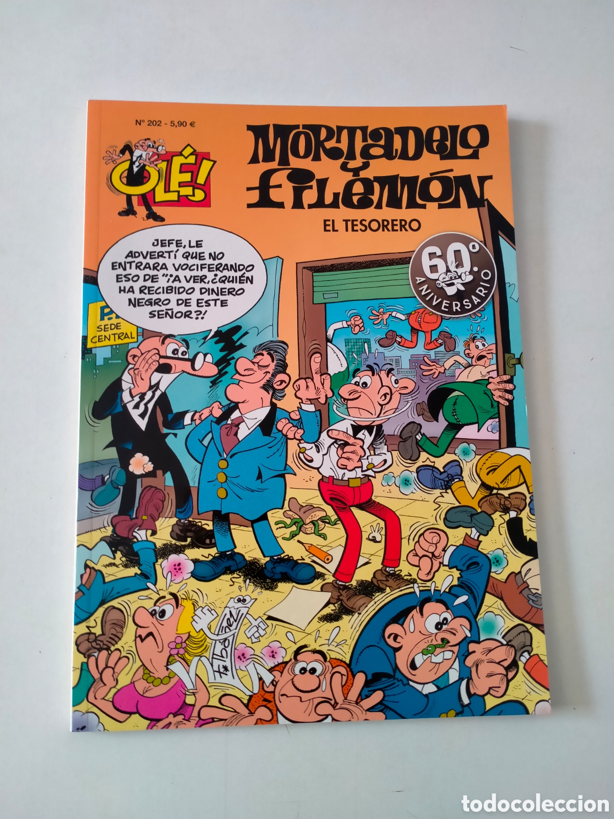 Tebeos: N&Uacute;MERO 202 MORTADELO Y FILEM&Oacute;N COLECCI&Oacute;N OL&Eacute; EDITORIAL PENGUIN 1 REIMPRESI&Oacute;N A&Ntilde;O 2018