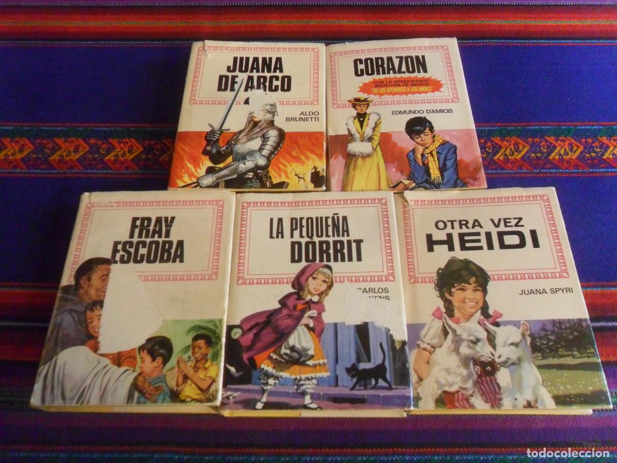 Tebeos: HISTORIAS INFANTIL 10 OTRA VEZ HEIDI 14 LA PEQUE&Ntilde;A DORRIT 53 FRAY ESCOBA 58 CORAZ&Oacute;N 65 JUANA DE ARCO