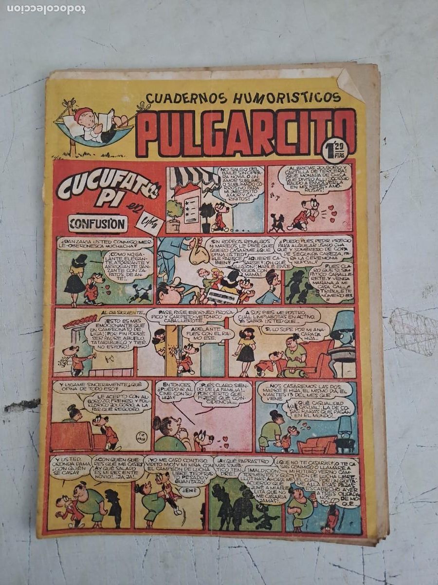 Tebeos: Pulgarcito 142, Bruguera en buen estado