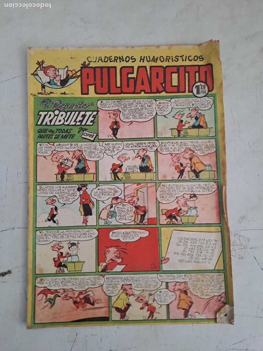 Tebeos: Pulgarcito 188, Bruguera en buen estado