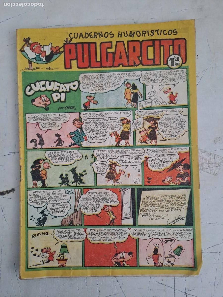 Tebeos: Pulgarcito 183, Bruguera en buen estado