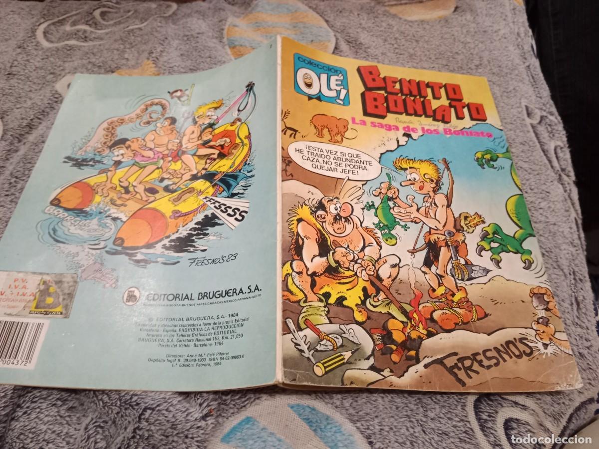 Tebeos: OL&Eacute; - BENITO BONIATO N&ordm; 2 LA SAGA DE LOS BONIATO-EDITORIAL BRUGUERA 1&ordf;EDICION 1984
