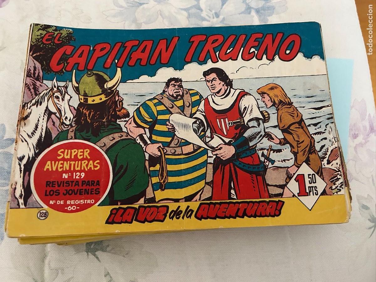 Tebeos: CAPITAN TRUENO N&ordm; 128-129-130-131-132-133-134-135-136-137 MUY BUEN ESTADO SE PUEDE LLEGAR A VENDER S