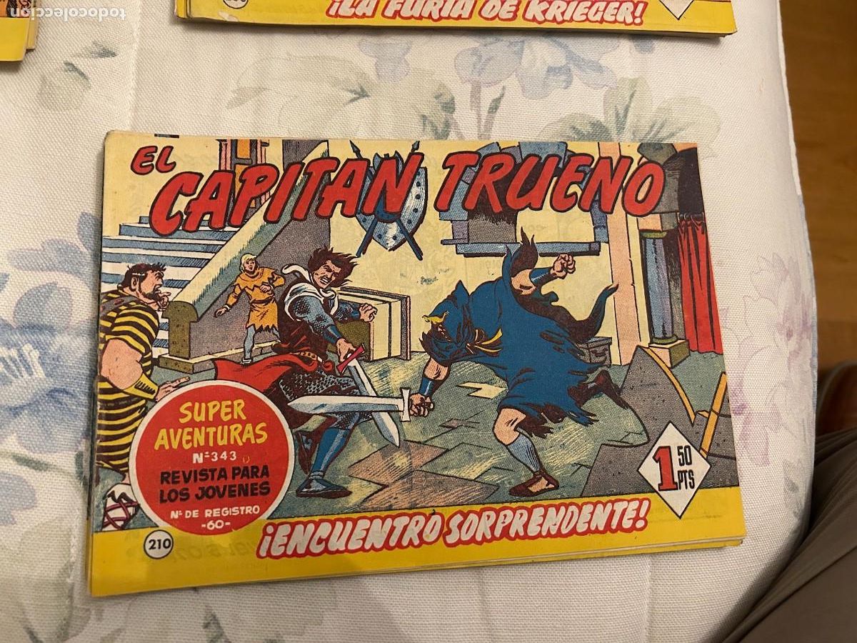 Tebeos: CAPITAN TRUENO N&ordm; 208-209-210-211-212-213-214-215-216-217 POSIBILIDD DE VENDER SUELTOS