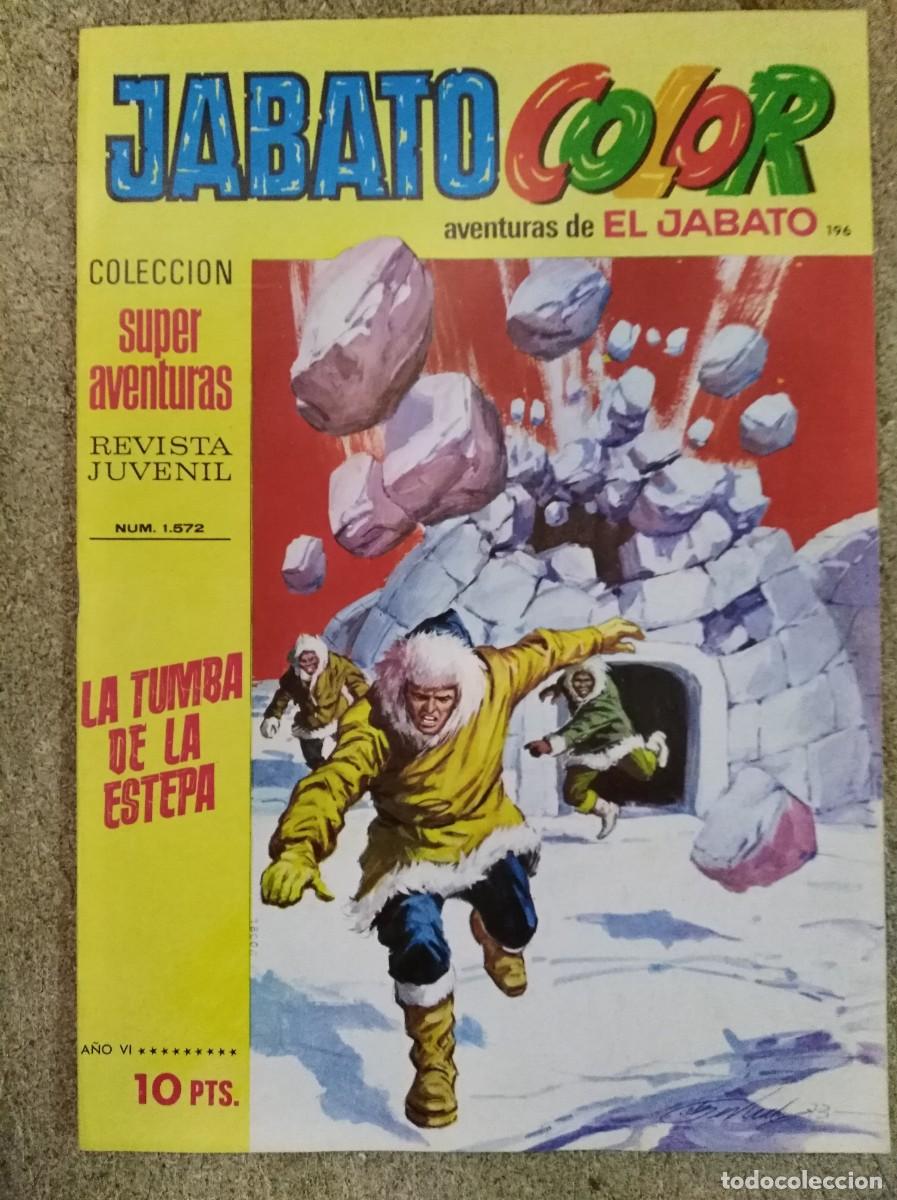 Tebeos: Jabato Color 1&ordf; Epoca 196.Bruguera