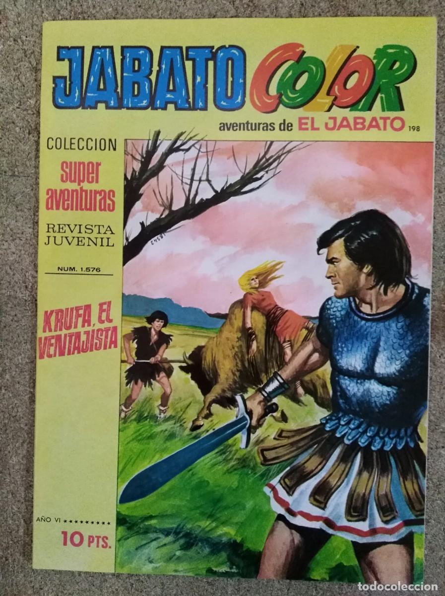 Tebeos: Jabato Color 1&ordf; Epoca 198.Bruguera
