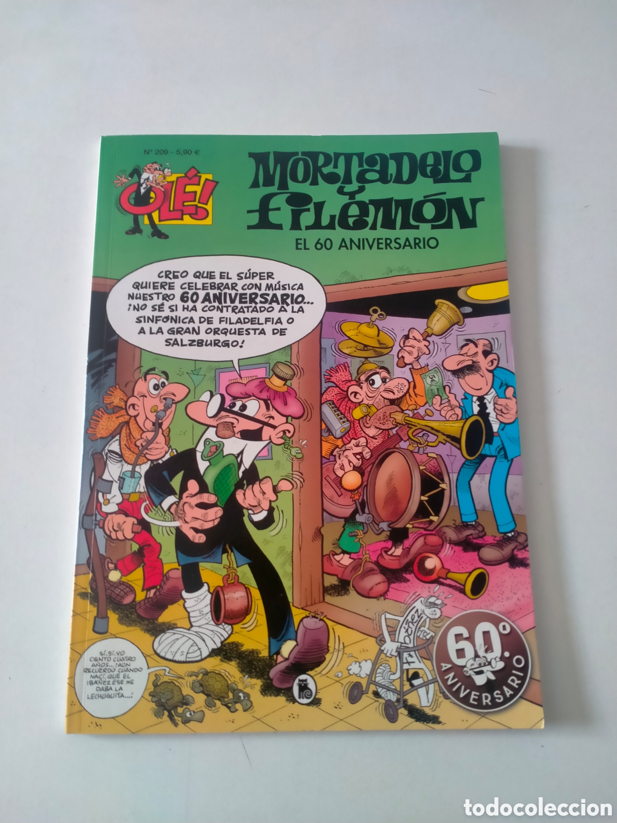 Tebeos: N&Uacute;MERO 209 MORTADELO Y FILEM&Oacute;N COLECCI&Oacute;N OL&Eacute; EDITORIAL PENGUIN 1 EDICI&Oacute;N A&Ntilde;O 2019