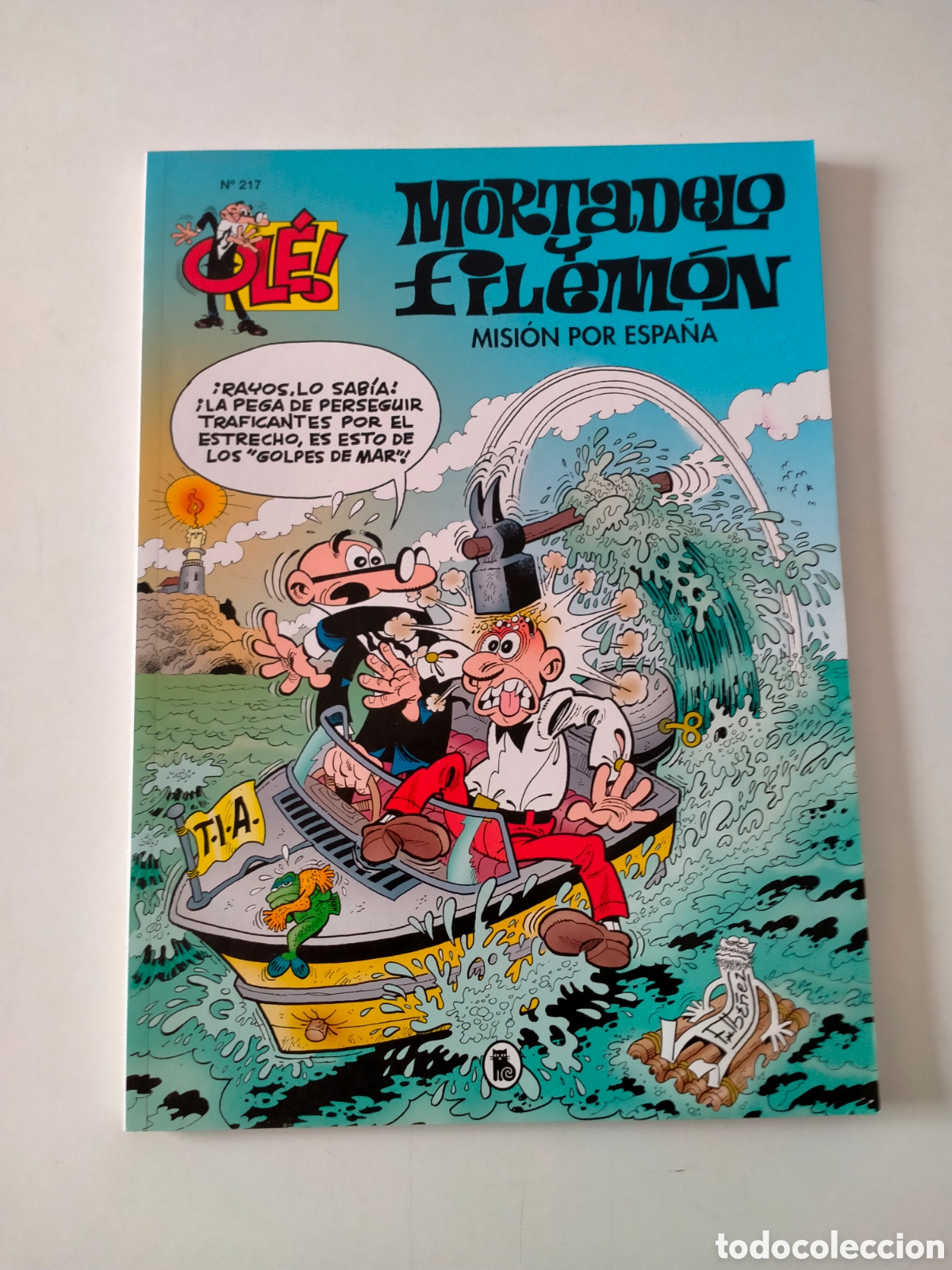 Tebeos: N&Uacute;MERO 217 MORTADELO Y FILEM&Oacute;N COLECCI&Oacute;N OL&Eacute; EDITORIAL PENGUIN 1 EDICI&Oacute;N A&Ntilde;O 2022