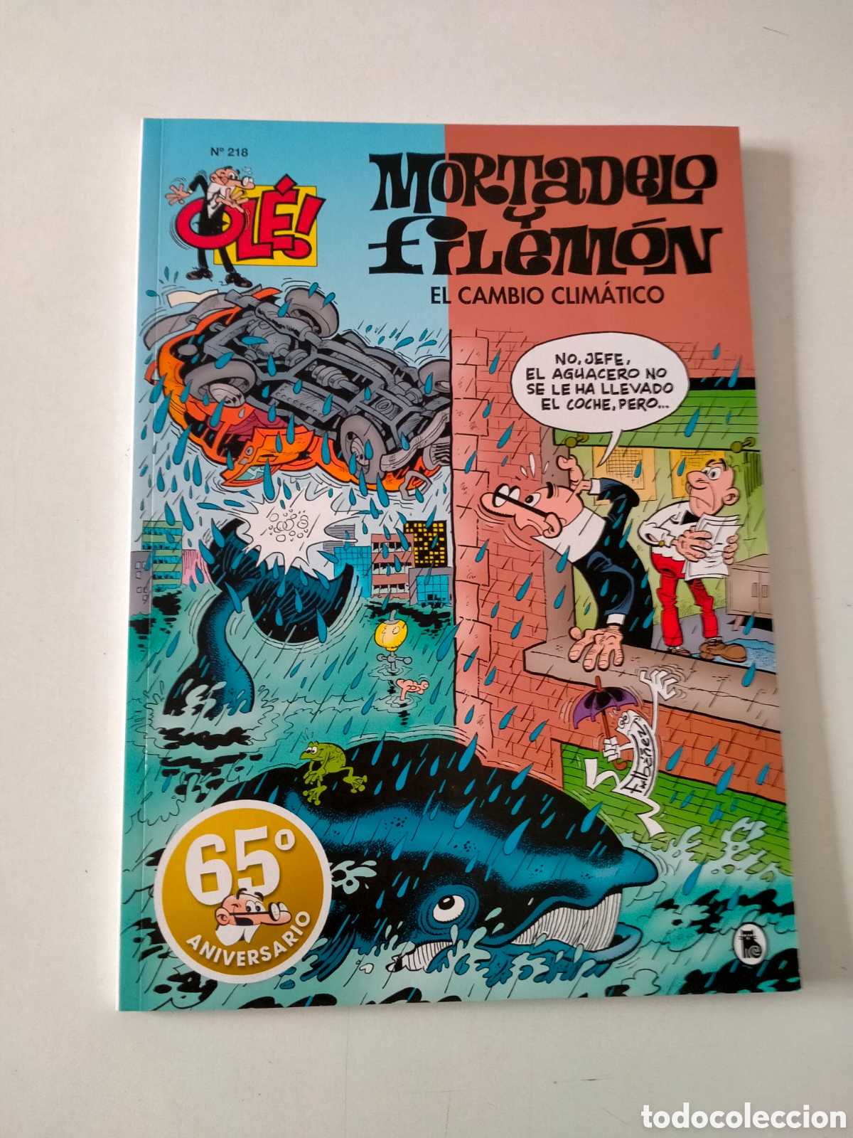Tebeos: N&Uacute;MERO 218 MORTADELO Y FILEM&Oacute;N COLECCI&Oacute;N OL&Eacute; EDITORIAL PENGUIN 1 EDICI&Oacute;N A&Ntilde;O 2023