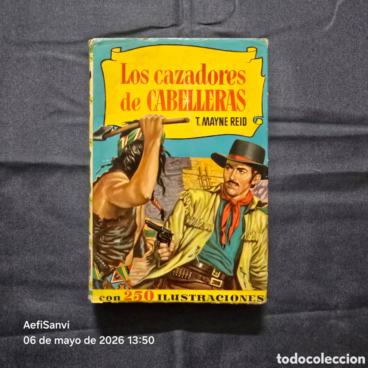 Tebeos: HISTORIAS: LOS CAZADORES DE CABELLERAS (T. MAYNE REID) (BRUGUERA)
