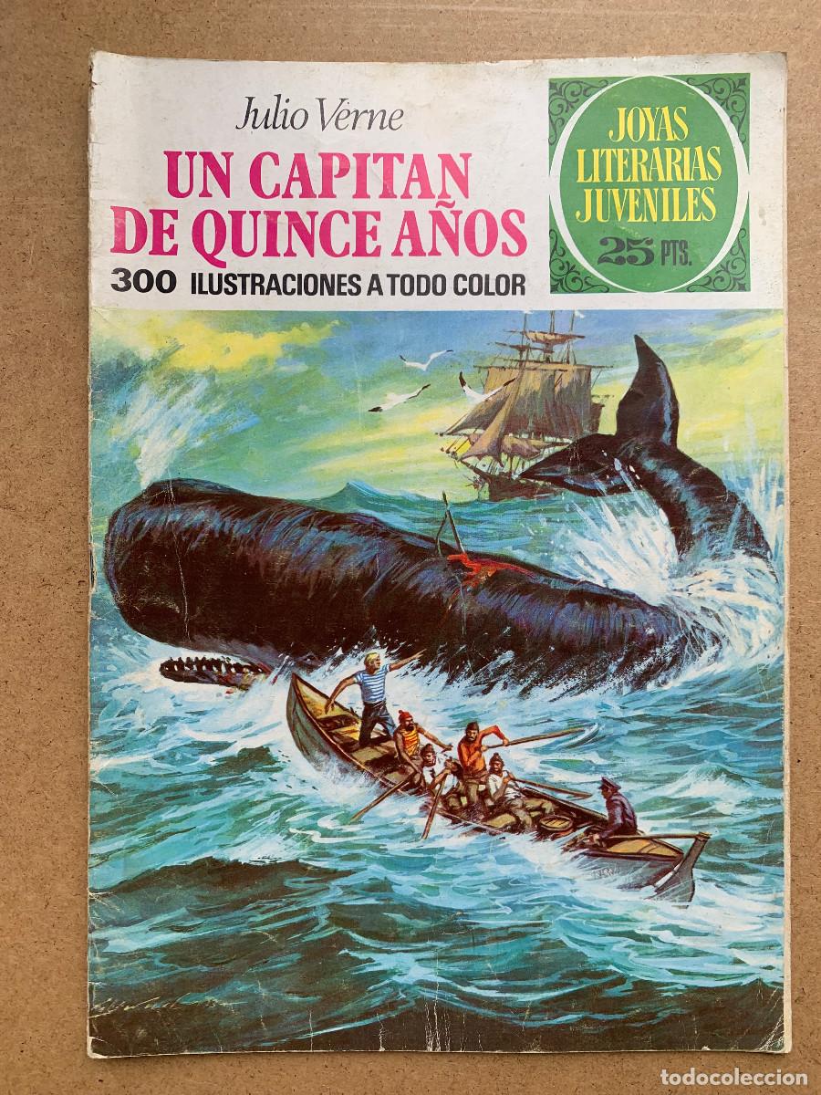 Tebeos: Joyas Literarias Juveniles n&ordm; 101: Un Capit&aacute;n de Quince A&ntilde;os de Julo Verne