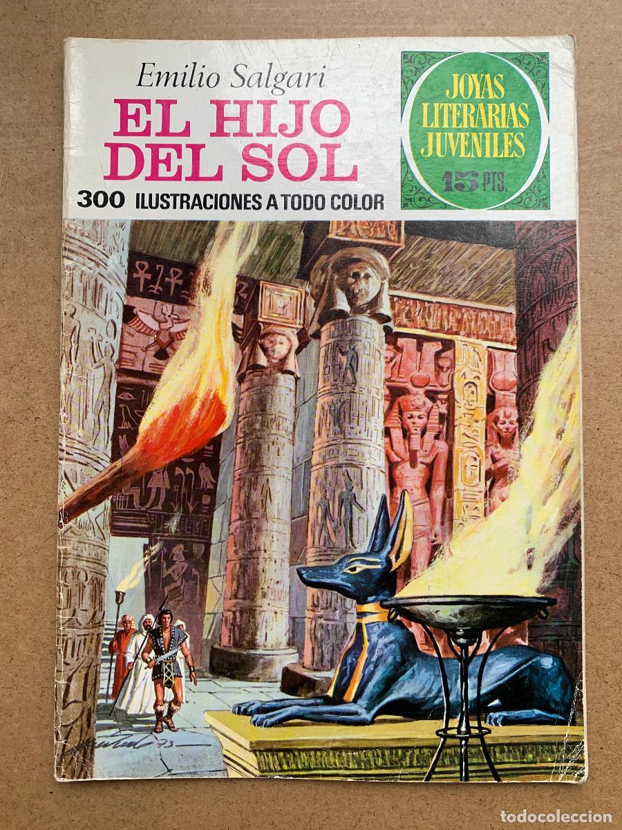 Tebeos: Joyas Literarias Juveniles n&ordm; 83: El Hijo del Sol de Emilio Salgari - 1&ordf; Ed 1973 - D2 Buen Estado