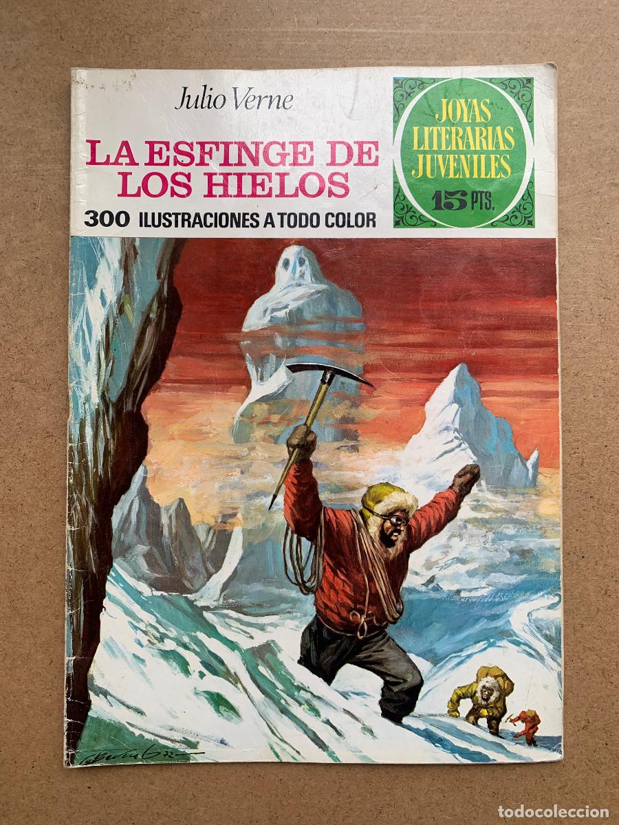 Tebeos: Joyas Literarias Juveniles n&ordm; 65: La Esfinge de los Hielos - 1&ordf; Edici&oacute;n 1973