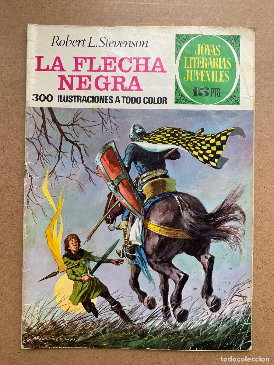 Tebeos: Joyas Literarias Juveniles n&ordm; 48: La Flecha Negra de Robert L. Stevenson - 1&ordf; Edici&oacute;n 1972